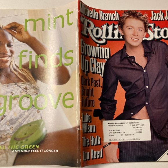 Rolling Stone Magazine Issue #926 Clay Aiken July 10 2003 Lou Reed Jack Johnson - Picture 8 of 11